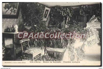 CPA Ville D'Avray Maison De Gambetta Chambre Mortuaire