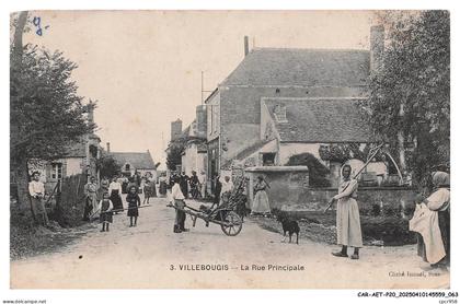 CAR-AETP20-1081-89 - VILLEBOUGIS - La rue principale