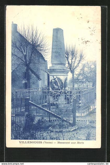 CPA Villebougis, Monument aux Morts
