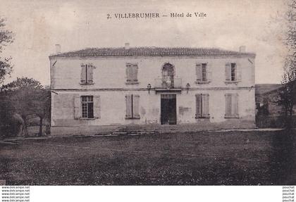 A18-82) VILLEBRUMIER - TARN  ET GARONNE - HOTEL DE VILLE - EN 1923 - ( 2 SCANS )