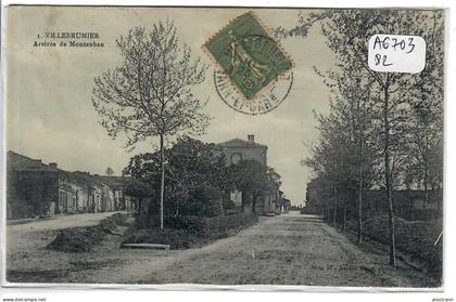 VILLEBRUMIER- ARRIVEE DE MONTAUBAN
