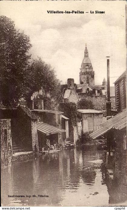 CPA Villedieu les Poeles La Sienne Lavoir