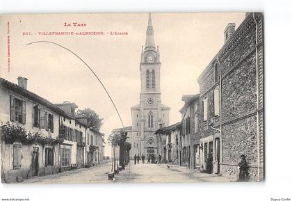 VILLEFRANCHE D'ALBIGEOIS - L'Eglise - très bon état