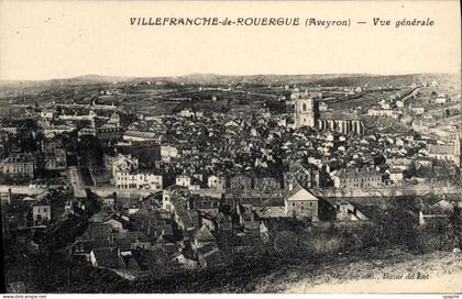 CPA Villefranche de Rouergue Aveyron Vue generale