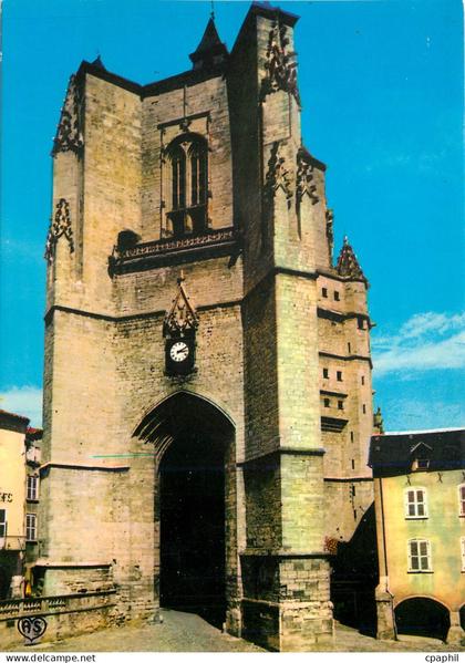 CPM Villefranche de Rouergue Aveyron La Collegiale Clocher Notre Dame
