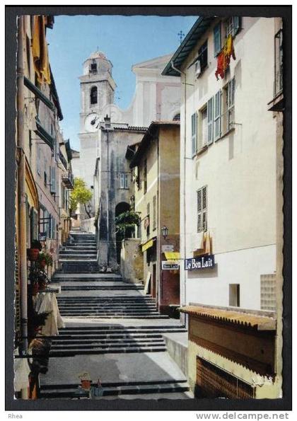 06 Villefranche-sur-Mer escalier D06D K06159K C06159C RH018546