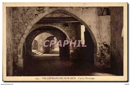 Villefranche sur Mer CPA Vieux passage