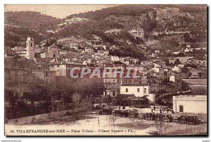Villefranche sur Mer - Place Wilson - CPA