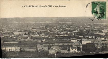 CPA Villefranche Sur Saone Vue Generale