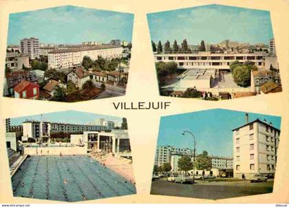 Carte Postale - 94 - Villejuif - Multivues - Automobiles - CPM - Flamme Postale de Villejuif 94 - Voir Scans Recto-Verso