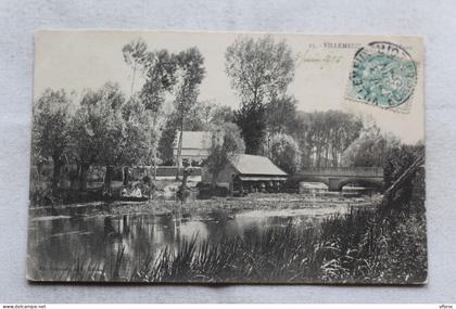Cpa 1906, Villemeux, bords de l'Eure, Eure et Loir 28
