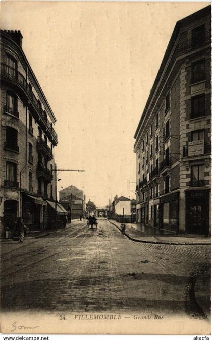 CPA VILLEMOMBLE - Grande Rue (741252)
