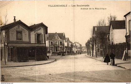 CPA VILLEMOMBLE Les Boulevards (569529)