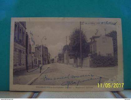 VILLENEUVE-LA-GARENNE (HAUTS DE SEINE) BOULEVARD GALLIENI.