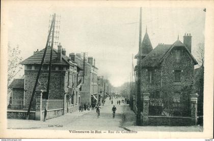 CPA Villeneuve le Roi Rue du Commerce