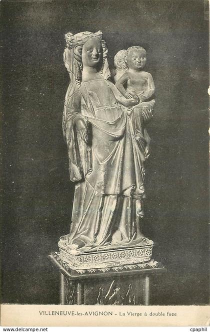 CPA Villeneuve les Avignon La Vierge