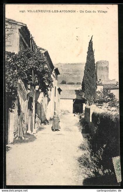 CPA Villeneuve-lès-Avignon, Un Coin du Village