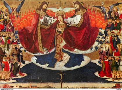 CPM Le Couronnement de la Vierge Enguerrand Charonton Villeneuve les Avignon