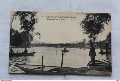Villeneuve saint Georges, panorama sur la Seine, Val de Marne 94