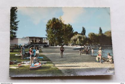 Cpm 1972, Villeneuve sur Yonne, la plage, Yonne 89