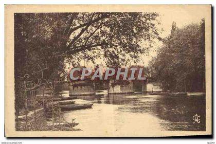 CPA Villennes sur Seine Bords de Seine le Vieux pont
