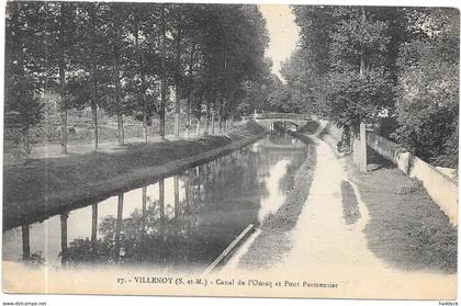 VILLENOY : CANAL DE L'OURCQ