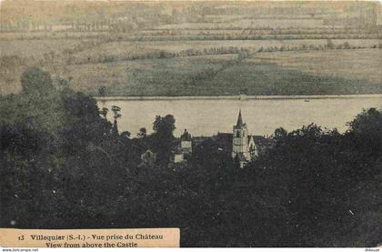 Carte Postale Ancienne - 76 - Villequier - Vue prise du Château - CPA - Voir Scans Recto-Verso - Poscard - Carta Postal
