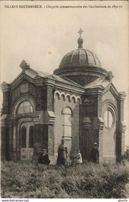 CPA VILLERS-BRETONNEUX Chapelle comémorative (750275)