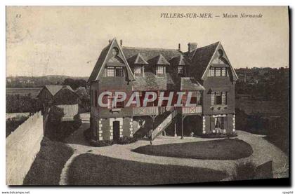 CPA Villers sur Mer Maison Normande