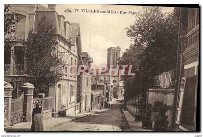 CPA Villers Sur Mer Rue Pigory