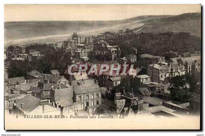 Villers sur Mer CPa Panorama vers Trouville