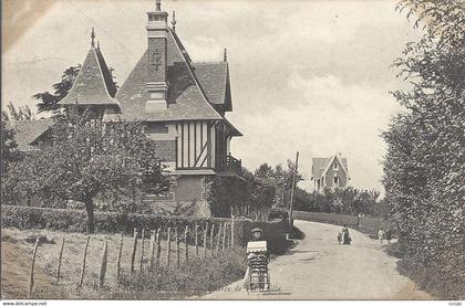 CPA Route d'Honfleur L'entrée de Villerville