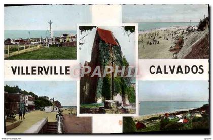 CPM Villerville Plage Calvaire
