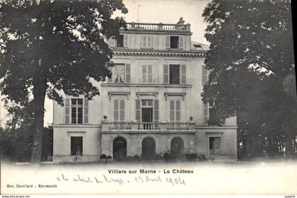 CPA Villiers Sur Marne Le Château