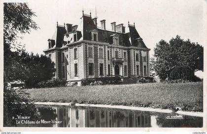 / CPSM FRANCE 38 "Vinay, le château de Mont Vinay"