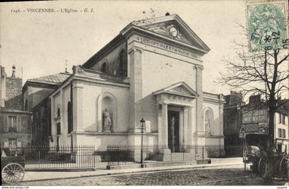 CPA Vincennes l'Eglise