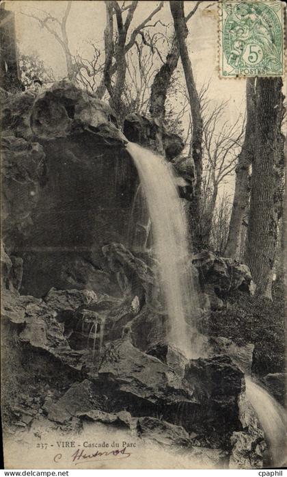 CPA Vire Cascade du Parc