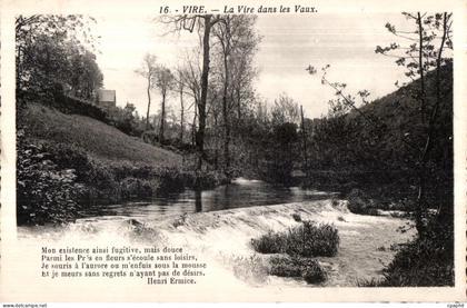 CPA Vire La Vire dans les Vaux