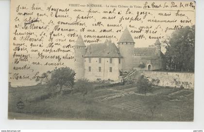 VIRIEU SUR BOURBRE - Le vieux château de Virieu
