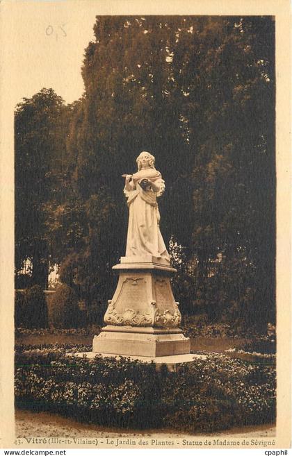CPA Vitre Ile et Vilaine Le Jardin des Plantes