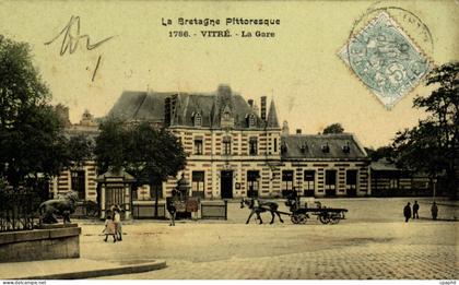 CPA Vitre La Gare