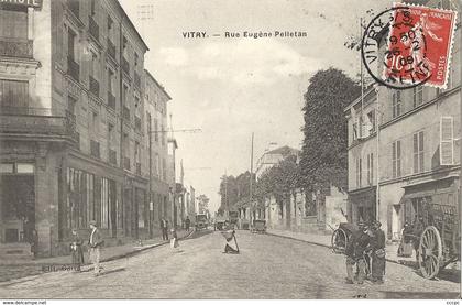CPA Vitry Rue Eugène Pelletan