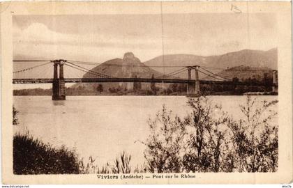 CPA VIVIERS Pont sur le Rhone (660910)