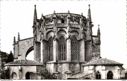 CPA Viviers sur Rhone Chevet de la Cathedrale
