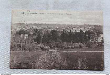 Vivonne, vue panoramique prise de Fonrable, Vienne 86