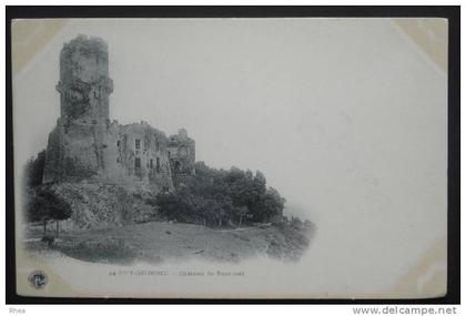 63 Tournoel Volvic carte nuage chateau    D63D  K63300K  C63470C RH055807