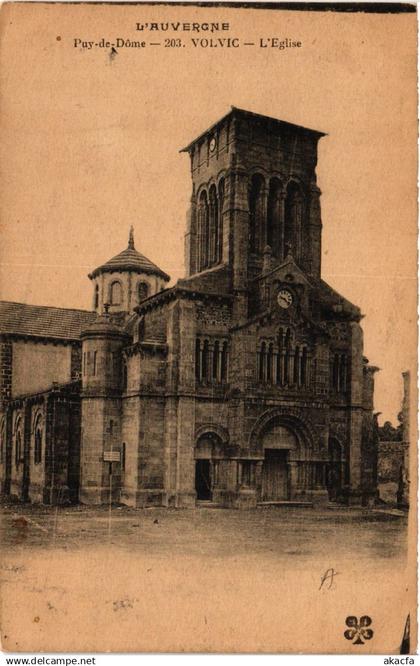CPA L'Auvergne VOLVIC L'Église (409148)