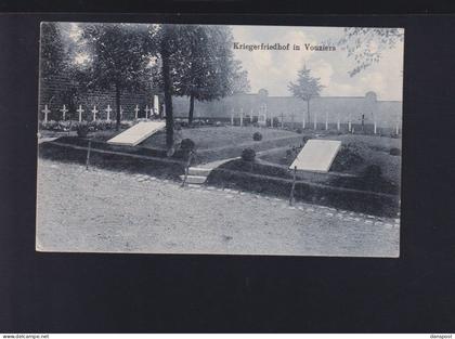 Frankreich France AK Vouziers Kriegerfriedhof 1916