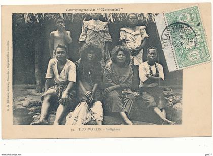 ILES WALLIS - Campagne du "Kersaint" - Indigènes