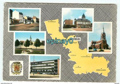 59 - WATTRELOS - carte multivues